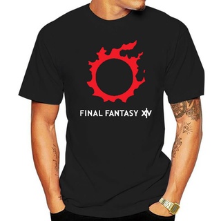 T-shirt  เสื้อยืด พิมพ์ลายโลโก้ Final Fantasy Xiv (14) สําหรับผู้ชายS-5XL