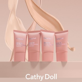 ภาพหน้าปกสินค้าCathy Doll Skin Fit Nude Matte Foundation ขนาดใหม่ 15 ml ครีมรองพื้นนู้ดแมทท์ ปกปิด หน้าไม่หยา ที่เกี่ยวข้อง