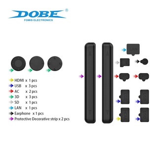 ภาพขนาดย่อของภาพหน้าปกสินค้าDobe ชุดกันฝุ่น จุกเสียบปลั๊ก กันฝุ่น สําหรับ Nintendo Switch OLED Console ซิลิโคน กันฝุ่น สําหรับ N-Switch จากร้าน jianshangsongth.th บน Shopee ภาพที่ 7