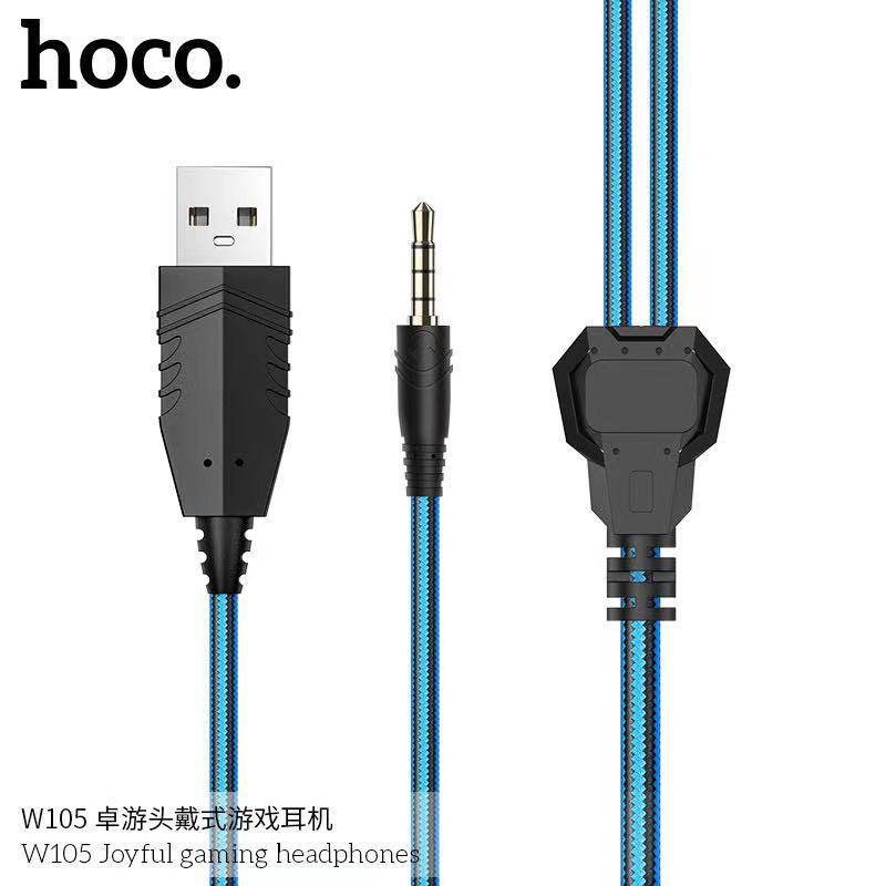 hoco-w105-หูฟังสำหรับ-gaming-headphone-สวมใส่-มือถือ-หรือ-pc-ได้