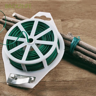 BACK2LIFE A Roll Garden Twine Twine Cable Organizer Twist Tie For Plants Growth Gardening Supplies With Cutter Green 20/30/50/100M Plant Wire