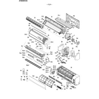 ATM09NV2S อะไหล่ แอร์ DAIKIN รุ่น ATM09NV2S ชิ้นส่วน งานช่าง งานซ่อม อุปกรณ์ PART ATM09NV2S ศูนย์บริการ อะไล่แท้