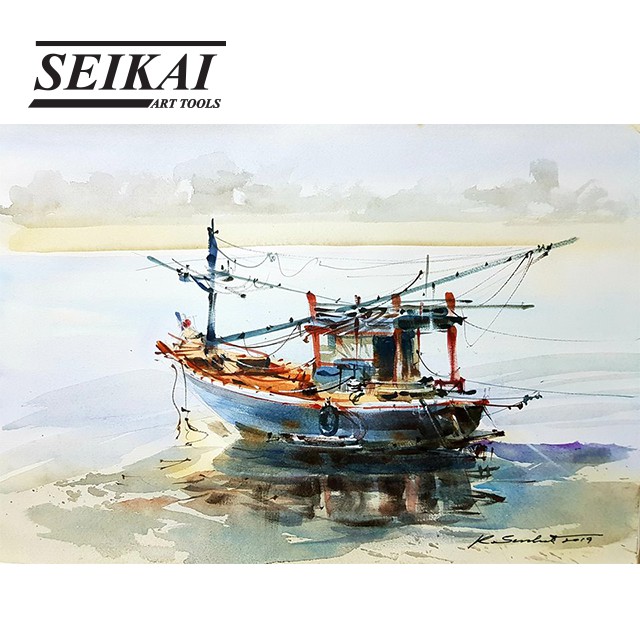 seikai-สมุดสเก๊ตช์ปกดำ-coil-sketchbook-1-เล่ม