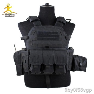 CS Tactical vest เสื้อกั๊กยุทธวิธี ซ้อมกองทัพ JPC น้ำหนักเบาเตือนคุณธรรมฟังวิทยุสนามกันแดด คำแนะนำ