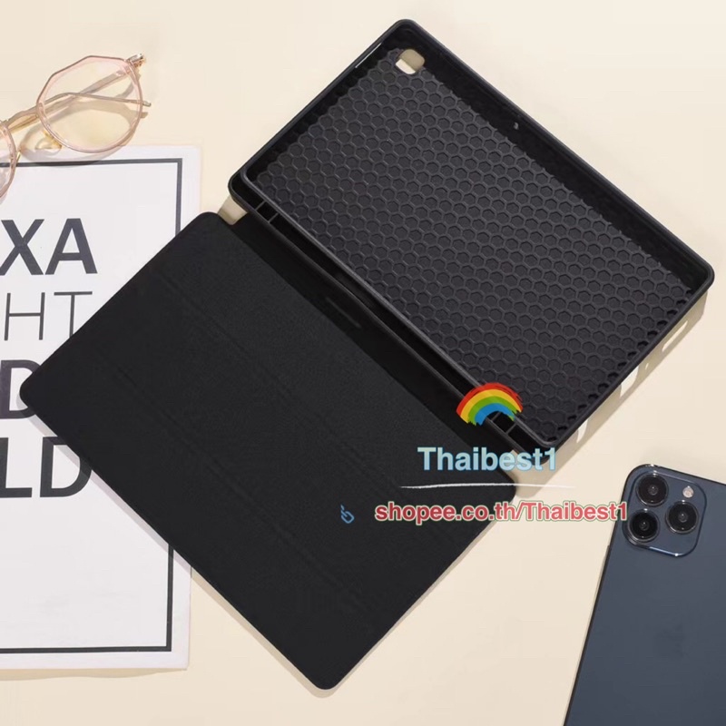 ภาพสินค้าเคสฝาพับ เคสFor Samsung Tab S6 lite /Tab A7 2020/Tab A7 lite/TabA8 10.5 มีช่องใส่ปากกา เคสหนัง เคสกันกระแทก -Smart Case จากร้าน thaibest1 บน Shopee ภาพที่ 5