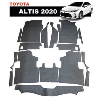 ยางปูพื้นลายกระดุม ALTIS 2020  รุ่น minimat PVC สีเทา (เต็มคัน)