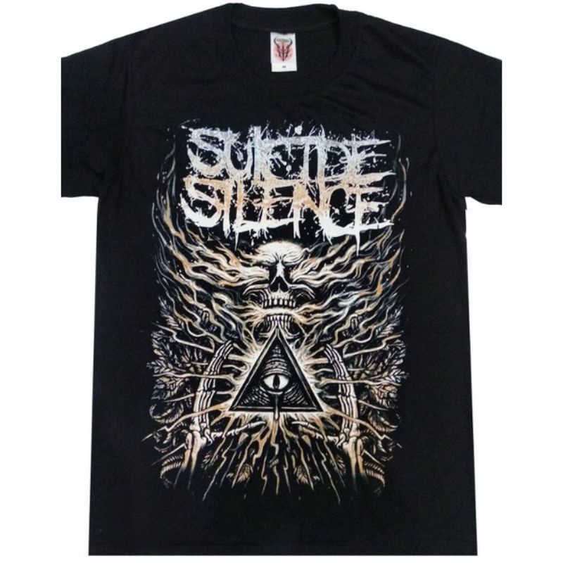 เสื้อยืดผ้าฝ้ายเสื้อยืด-พิมพ์ลาย-suicide-silence-4-band-deathcore-metal-band-สําหรับผู้ชายl-xl-xxl-3xl