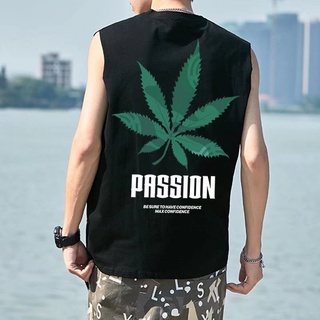 เสื้อยืดแขนกุด ทรงหลวม สไตล์ฮิปฮอป ฮ่องกง แฟชั่นฤดูร้อน สําหรับผู้ชาย และคู่รัก