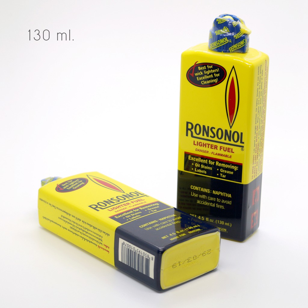 น้ำมัน รอนสัน Ronsonol สองขนาด สำหรับ เติมไฟแช็กน้ำมัน | Shopee Thailand