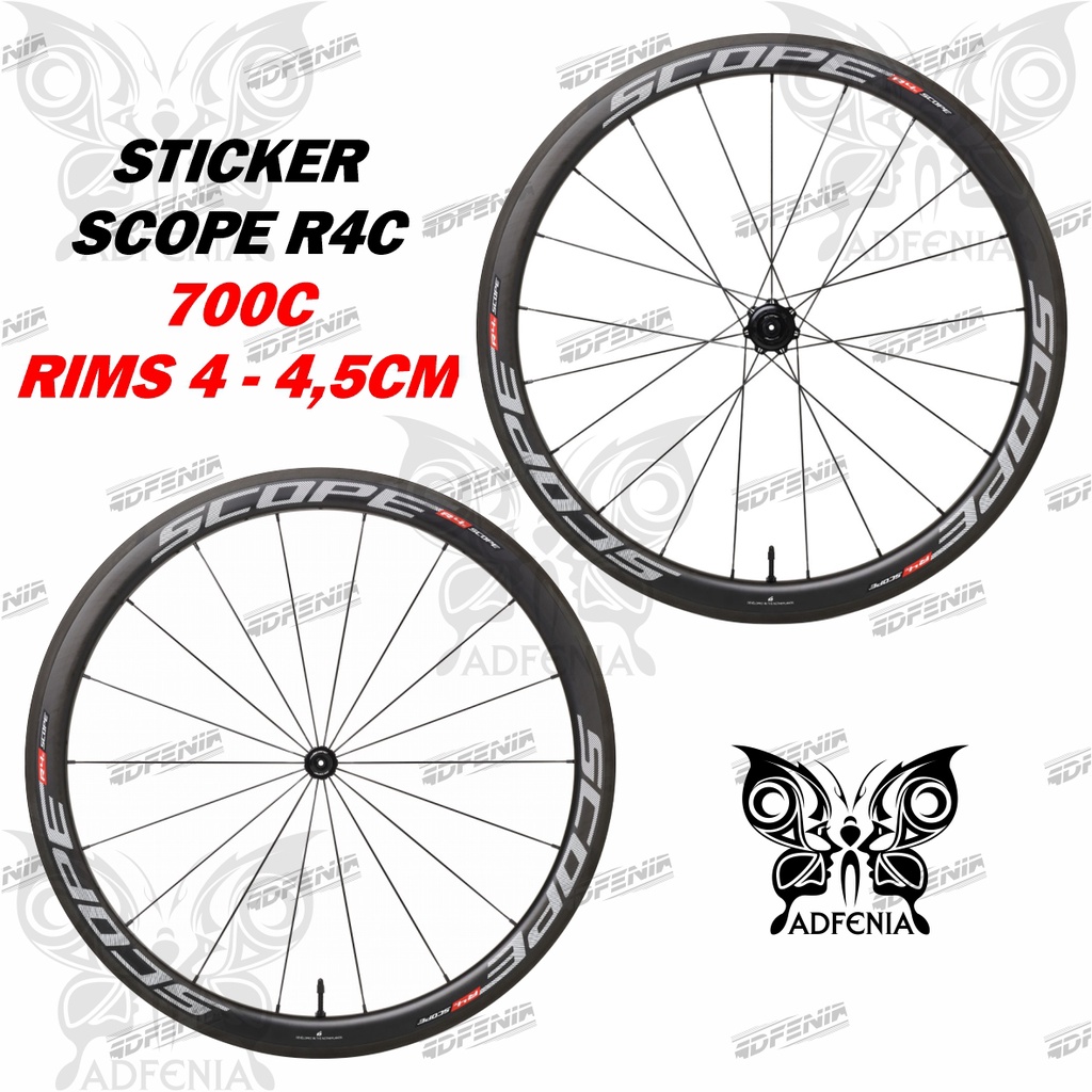 Fixed Gear 700c Road Bike Rims Scope Decal สติกเกอร์ | Shopee Thailand