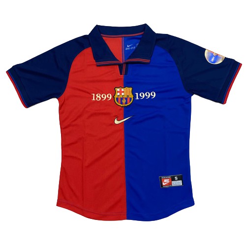 เสื้อทีมบาร์เซโลน่าเหย้า-ย้อนยุค-100-ปี-1999