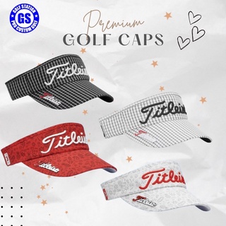 หมวกครึ่งใบพร้อมมาร์กเกอร์ Tits, Tits Scotch &amp; Classic Golf Visor caps with Marker 2023 Collection!