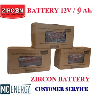 ภาพหน้าปกสินค้าแบตเตอรี่ สำหรับ เครื่องสำรองไฟUPS ZIRCON - Battery UPS Battery 12V 9Ah Zircon (คุณภาพสูง จ่ายไฟดีเยี่ยม) ที่เกี่ยวข้อง
