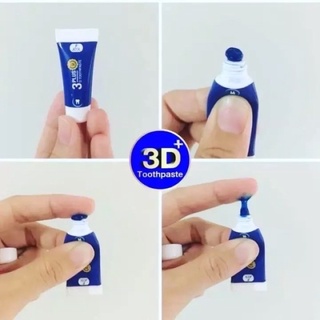ยาสีฟัน 3D Toothpaste หลอดเล็กจิ๋วๆ ขนาด 8 กรัม