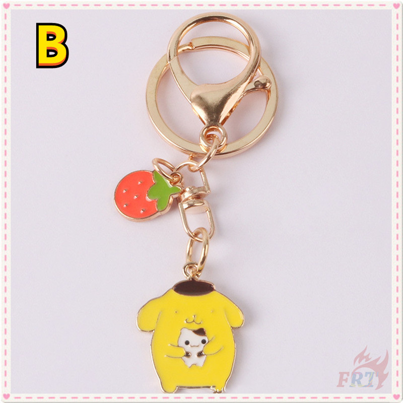 melody-pom-pom-purin-cinnamoroll-sanrio-cartoon-characters-series-01-keychains-1pc-fashion-keyring-metal-pendant-bag-accessories-gifts-3-styles