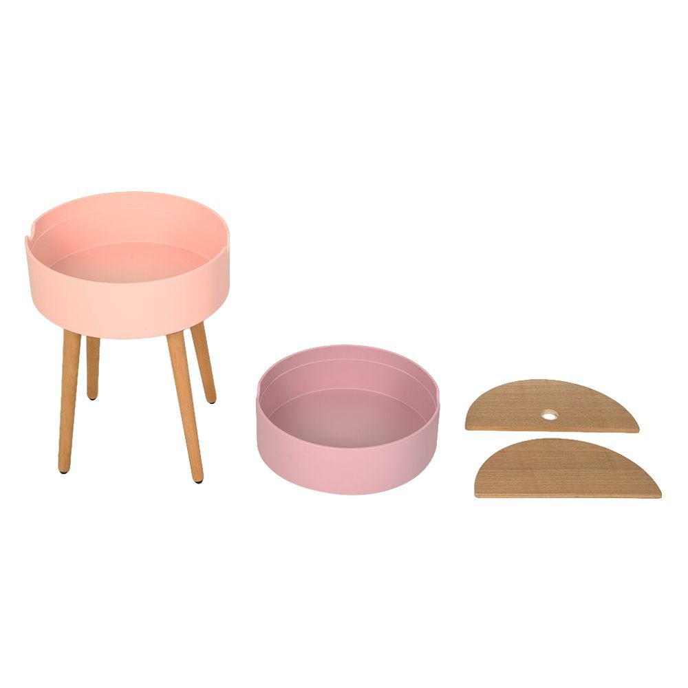 โต๊ะข้าง-furdini-bisco-280-สีชมพู-มอบประโยชน์ใช้สอยให้คุณได้อย่างคุ้มค่าด้วย-โต๊ะข้าง-จากแบรนด์-furdini-ถาดโต๊ะวัสดุผลิต
