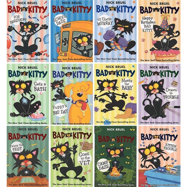 พร้อมส่งค่ะ-หนังสือชุด-bad-kitty-ชุด-12-เล่ม