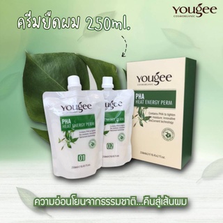 ยูจี ครีมยืดผม ครีมยืด ออร์แกนิค Yougee PHA Heat Energy Perm 500ml  ยูจี พา ฮีทเอนเนอจี้ เพิร์ม