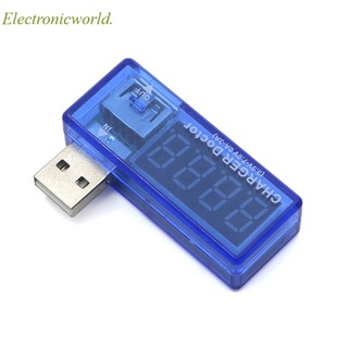 เครื่องทดสอบแรงดันไฟฟ้าโวลต์มิเตอร์แอมมิเตอร์ดิจิตอล USB ขนาดเล็ก USB