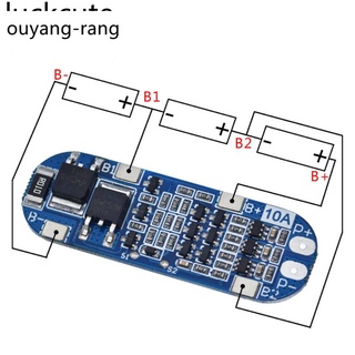 บอร์ดโมดูลชาร์จแบตเตอรี่ลิเธียม 3S 10A 11.1V 12V 12.6V สําหรับแบตเตอรี่ลิเธียม 18650 Li-ion Lipo BMS 3.7V