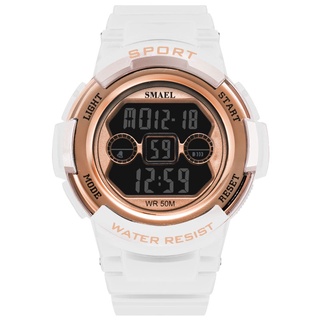 SMAEL Watches Digital Sport Women Fashion Wristwatch for Girls Digital-watch Best Gifts for Girls 1632B Sport Watch Wate