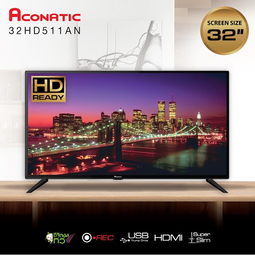 ภาพหน้าปกสินค้าAconatic LED Digital TV 32 รุ่น 32HD511AN ดิจิตอลทีวี ขนาด 32 นิ้ว"ผ่อน0% นาน10เดือน" จากร้าน chockdeeplaza บน Shopee