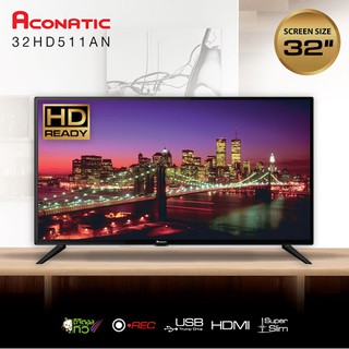 ภาพขนาดย่อของภาพหน้าปกสินค้าAconatic LED Digital TV 32 รุ่น 32HD511AN ดิจิตอลทีวี ขนาด 32 นิ้ว"ผ่อน0% นาน10เดือน" จากร้าน chockdeeplaza บน Shopee