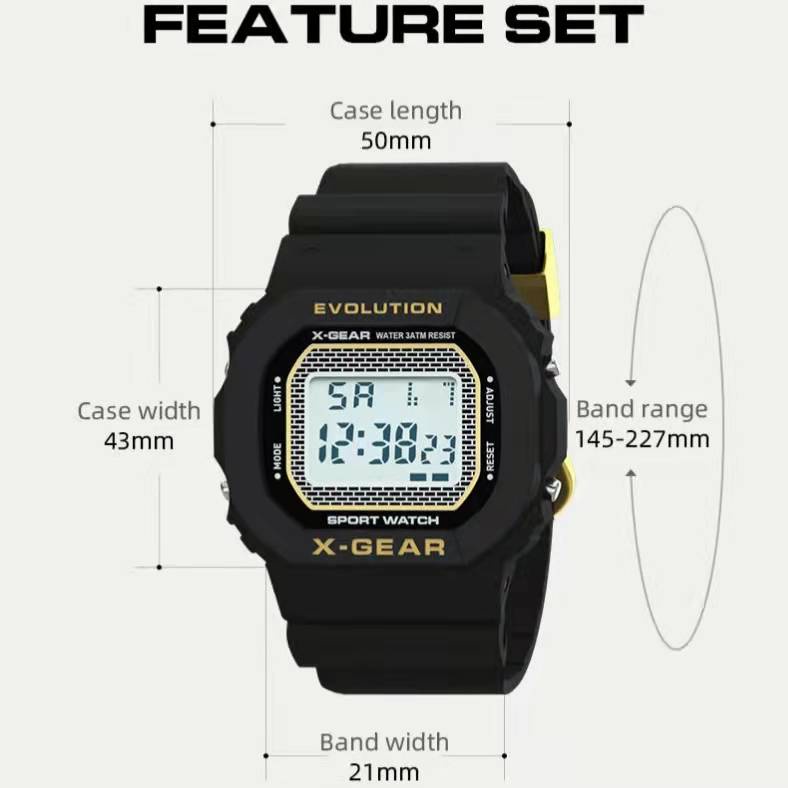 ภาพสินค้านาฬิกา X-gear  % พร้อมกล่อง ประกัน 1 ปี มีเก็บเงินปลายทาง. จากร้าน solos_shop1 บน Shopee ภาพที่ 2
