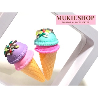 ภาพหน้าปกสินค้าDIY ดินปั้นไอศกรีม สีสวยน่ารัก แพ็ค 4 ชิ้น Mukie shop มุกี้ ช้อป ที่เกี่ยวข้อง