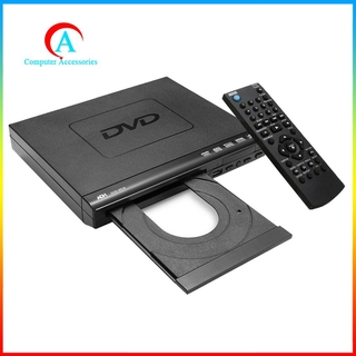 DVD เครื่องเล่นดีวีดีขนาดกะทัดรัดพร้อมรีโมทคอนโทรล