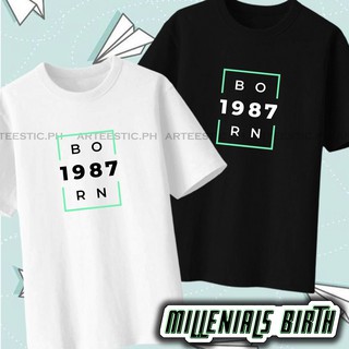 minimalist tshirt Birth Year 1987 High Quality Clothing by ArteesticPh