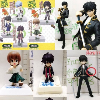 (แท้/มือ2)​ BANDAI Shokugan Toshiro Hijikata Figure,Gintama Styling Vol 1,Takasugi Shinsuke Chibi Voice DOLL