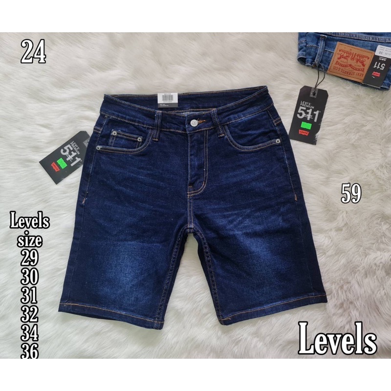 levis-511-กางเกงยีนส์ขาสั้นแบรนด์