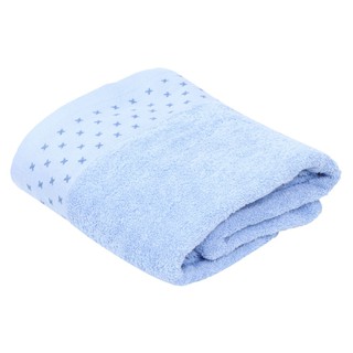 ผ้าเช็ดตัว อาบน้ำ ผ้าขนหนู HOME LIVING STYLE CROSS 27X54นิ้ว สีฟ้า TOWEL HOME LIVING STYLE CROSS 27X54" BLUE