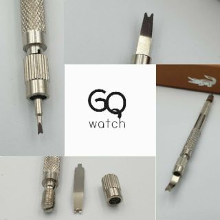 ภาพหน้าปกสินค้าGQ watch tool อุปกรณ์ถอดสายนาฬิกา ฟรีอะไหล่1ชิ้น เครื่องมือเปลี่ยนสายนาฬิกา2หัว ตัวดันสปริงถอดสายนาฬิกา ที่เกี่ยวข้อง