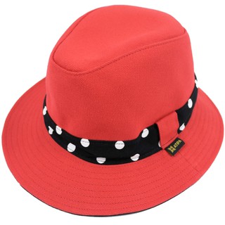 ATIPA Panapolka (Red) หมวกปานามา ทรงเป๊ะ พับได้ ใส่ไปเดินแฟชั่น