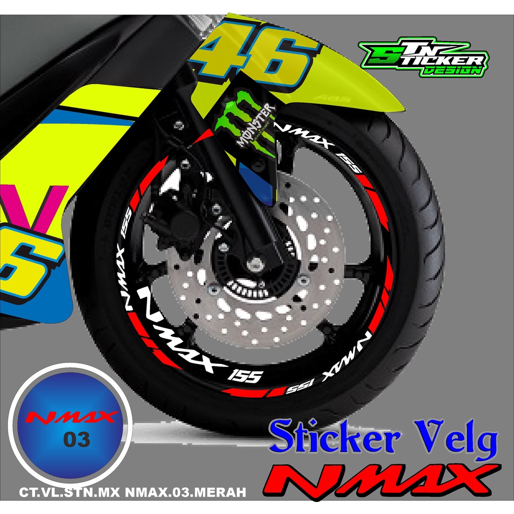 CUTTING LIST OF NMAX WHEELS- สติ๊กเกอร์ตัดตัวแปรของ NMAX WHEELS LISTS ...