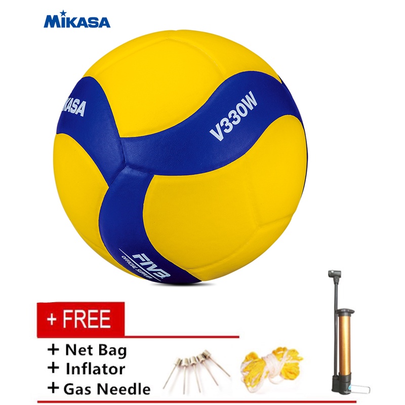 ภาพหน้าปกสินค้าของแท้ Mikasa V330W ลูกวอลเลย์บอล หนัง PU นิ่ม สําหรับฝึกซ้อมวอลเลย์บอล โอลิมปิก ขนาด 5