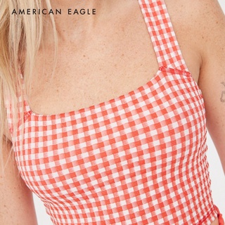 Aerie Gingham Bandeau Crop เสื้อ ผู้หญิง ครอป (AAP 150-1143-657)