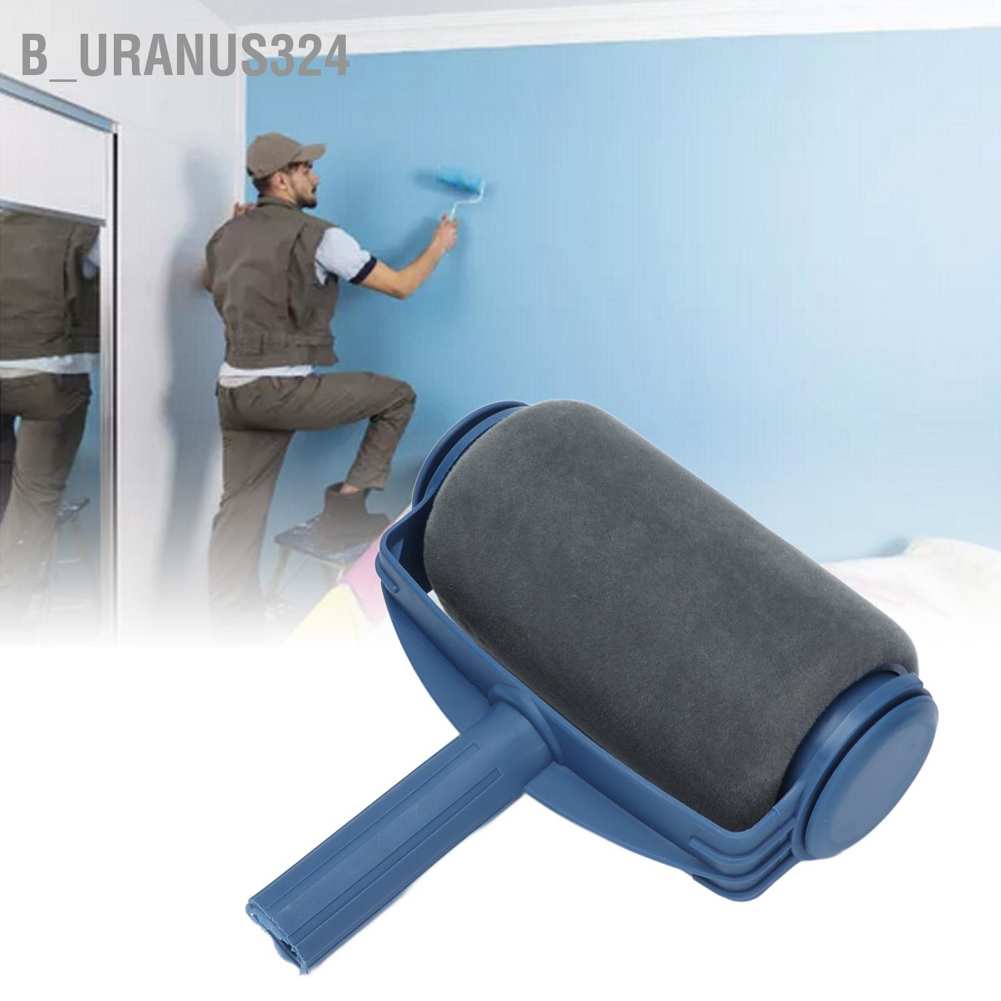 b-uranus324-paint-roller-multifunctional-diy-brush-blue-handheld-painting-tool-for-wall-roof-floor