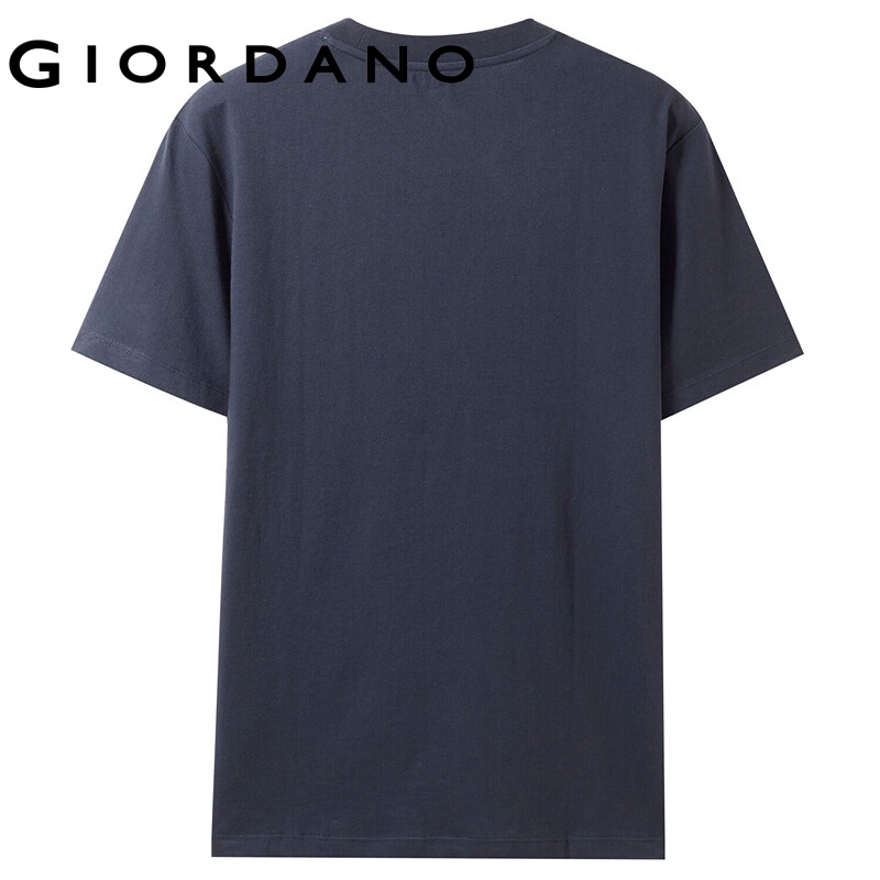 giordano-men-t-shirts-printed-cotton-summer-solid-casual-t-shirts-ribbed-crewneck-short-sleeves-t-shirts-free-shipping