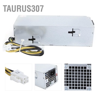 Taurus307 6Pin + 4Pin แหล่งจ่ายไฟเดสก์ท็อป 240W สำหรับ Dell Vostro 3667 3668 3669 3250 3268SFF L240ES‑00