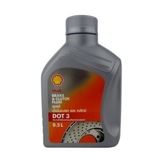 น้ำมันเบรค ﻿SHELL DOT3 0.5ลิตร