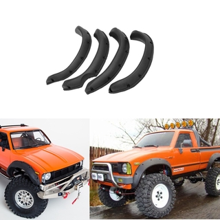 4pcs RC Cars ยาง Fender Flares สำหรับ 1:10 Tamiya RC4WD TF2 Mojave Racing Crawler รถส่วนของร่างกาย