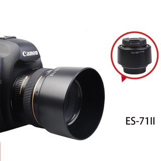 Bizoe เลนส์ฮู้ดกล้อง ES-71II Canon DSLR EF 50 มม. f/1.4 prime เลนส์ 50 1.4 อุปกรณ์เสริม 58 มม.