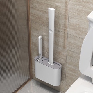 สิ่งประดิษฐ์ทำความสะอาดแปรงขัดห้องน้ำ ไร้จุดบอด แปรงขัดห้องน้ำอเนกประสงค์ พร้อมฐานรอง
