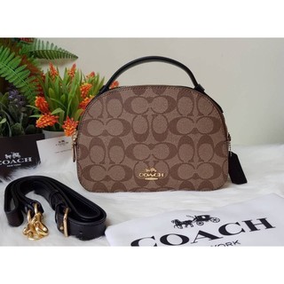 COACH SERENA SATCHEL IN SIGNATURE CANVAS (COACH 1591)