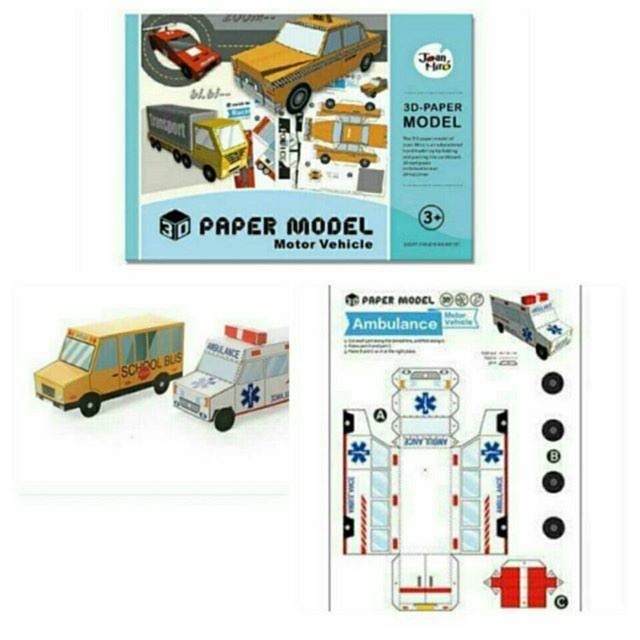 Paper Model 3D /Vehicle | Shopee Thailand