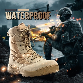 Mens Lace Up Military Tactical Combat Hunting Army Boots Winter Camouflage Hiking Sports Outdoors Shoes