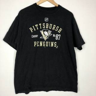 [S-5XL] เสื้อยืด พิมพ์ลาย Pittsburgh Penguin Crosby No 87 Nhl สไตล์คลาสสิก สําหรับผู้ชาย